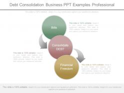 Debt consolidation business ppt examples professional