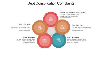 Debt consolidation complaints ppt powerpoint presentation pictures ideas cpb