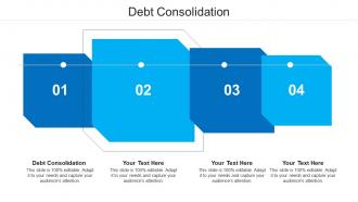 Debt consolidation ppt powerpoint presentation gallery background images cpb