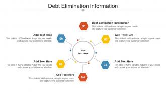 Debt Elimination Information Ppt Powerpoint Presentation Show Layouts Cpb