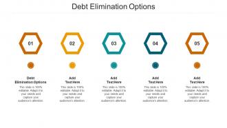 Debt Elimination Options Ppt Powerpoint Presentation Slides Clipart Cpb