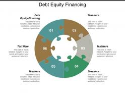 Debt equity financing ppt powerpoint presentation layouts gallery cpb