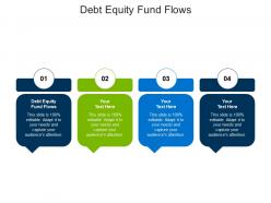 Debt equity fund flows ppt powerpoint presentation pictures influencers cpb