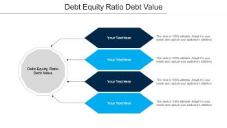 Debt Equity Ratio Debt Value Ppt Powerpoint Presentation Outline Design Ideas Cpb