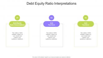 Debt Equity Ratio Interpretations In Powerpoint And Google Slides Cpb