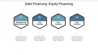 Debt financing equity financing ppt powerpoint presentation gallery guide cpb