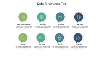 Debt forgiveness tax ppt powerpoint presentation ideas file formats cpb