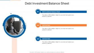 Debt Investment Balance Sheet In Powerpoint And Google Slides Cpb