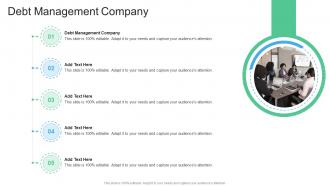 Debt Management Company In Powerpoint And Google Slides Cpb