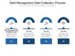 Debt management debt collection process ppt powerpoint presentation visual aids cpb