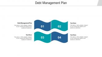 Debt management plan ppt powerpoint presentation summary portrait cpb