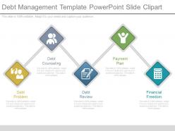 Debt Management Template Powerpoint Slide Clipart