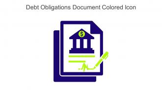 Debt Obligations Document Colored Icon In Powerpoint Pptx Png And Editable Eps Format