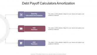 Debt Payoff Calculators Amortization In Powerpoint And Google Slides Cpb