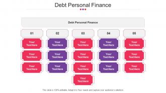 Debt Personal Finance Ppt Powerpoint Presentation Show Background Cpb