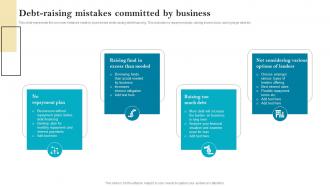 Debt Raising Mistakes Committed By Business