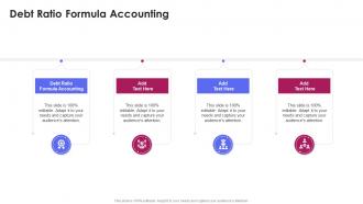 Debt Ratio Formula Accounting In Powerpoint And Google Slides Cpb