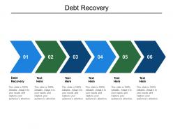 Debt recovery ppt powerpoint presentation icon professional cpb