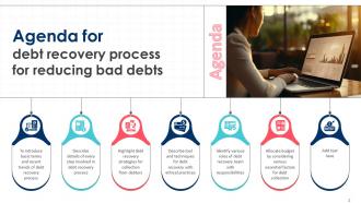 Debt Recovery Process For Reducing Bad Debts Powerpoint Presentation Slides Visual Compatible
