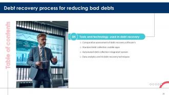 Debt Recovery Process For Reducing Bad Debts Powerpoint Presentation Slides Impactful Researched
