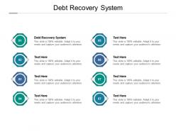 Debt recovery system ppt powerpoint presentation infographics template cpb