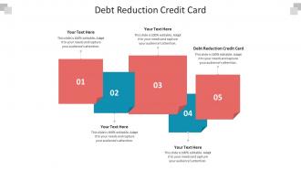 Debt reduction credit card ppt powerpoint presentation gallery visuals cpb