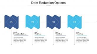 Debt Reduction Options Ppt Powerpoint Presentation Icon Graphics Template Cpb