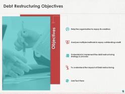 Debt Restructuring Objectives Ppt Powerpoint Presentation Inspiration Objects