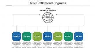 Debt settlement programs ppt powerpoint presentation outline graphic images cpb
