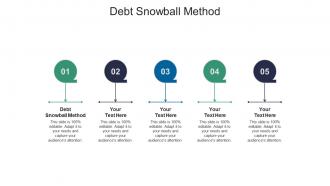 Debt snowball method ppt powerpoint presentation pictures slides cpb