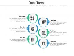 Debt terms ppt powerpoint presentation styles slide cpb