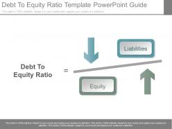 Debt to equity ratio template powerpoint guide
