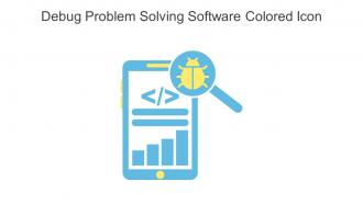 Debug Problem Solving Software Colored Icon In Powerpoint Pptx Png And Editable Eps Format