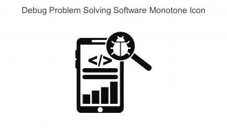 Debug Problem Solving Software Monotone Icon In Powerpoint Pptx Png And Editable Eps Format