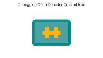 Debugging Code Decoder Colored Icon In Powerpoint Pptx Png And Editable Eps Format