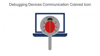 Debugging Devices Communication Colored Icon In Powerpoint Pptx Png And Editable Eps Format