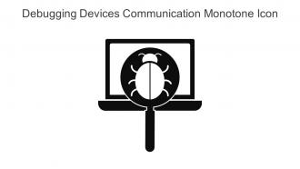 Debugging Devices Communication Monotone Icon In Powerpoint Pptx Png And Editable Eps Format