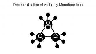 Decentralization Of Authority Monotone Icon In Powerpoint Pptx Png And Editable Eps Format