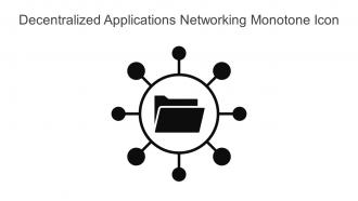 Decentralized Applications Networking Monotone Icon In Powerpoint Pptx Png And Editable Eps Format