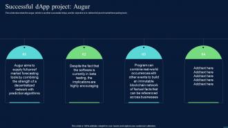 Decentralized Apps Successful DApp Project Augur Ppt Ideas Vector