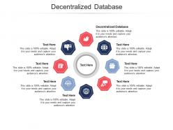 Decentralized database ppt powerpoint presentation model clipart cpb