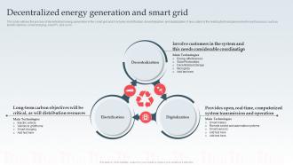 Decentralized Energy Generation And Smart Grid Ppt Powerpoint Mockup