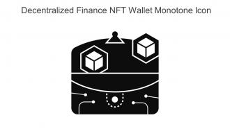 Decentralized Finance NFT Wallet Monotone Icon In Powerpoint Pptx Png And Editable Eps Format