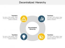 Decentralized hierarchy ppt powerpoint presentation inspiration influencers cpb