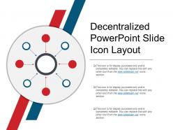 Decentralized powerpoint slide icons layout