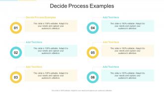 Decide Process Examples In Powerpoint And Google Slides Cpb
