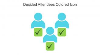 Decided Attendees Colored Icon In Powerpoint Pptx Png And Editable Eps Format
