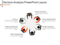 Decision analysis powerpoint layout