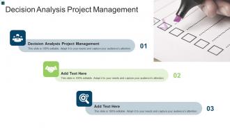 Decision Analysis Project Management In Powerpoint And Google Slides Cpb