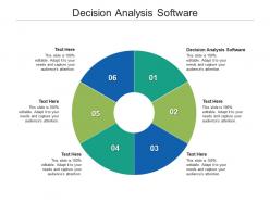 Decision analysis software ppt powerpoint presentation gallery smartart cpb